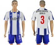 Wholesale Cheap Oporto #3 Sergio Home Soccer Club Jersey