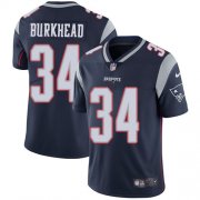 Wholesale Cheap Nike Patriots #34 Rex Burkhead Navy Blue Team Color Men's Stitched NFL Vapor Untouchable Limited Jersey