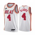 Wholesale Cheap Men's Miami Heat #4 Andre Drummond White Classic Edition Stitched Basketball Jersey