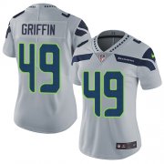 Wholesale Cheap Nike Seahawks #49 Shaquem Griffin Grey Alternate Women's Stitched NFL Vapor Untouchable Limited Jersey