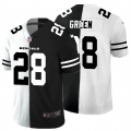Cheap Cincinnati Bengals #28 Joe Mixon Men's Black V White Peace Split Nike Vapor Untouchable Limited NFL Jersey