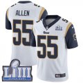 Wholesale Cheap Nike Rams #55 Brian Allen White Super Bowl LIII Bound Men's Stitched NFL Vapor Untouchable Limited Jersey