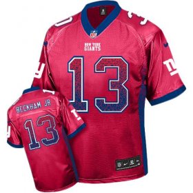 Wholesale Cheap Nike Giants #13 Odell Beckham Jr Red Alternate Men\'s Stitched NFL Elite Drift Fashion Jersey