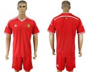Wholesale Cheap Belgium Blank Home Soccer Country Shorts