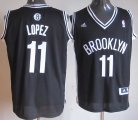 Wholesale Cheap Brooklyn Nets #11 Brook Lopez Revolution 30 Swingman Black Jersey