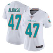 Wholesale Cheap Nike Dolphins #47 Kiko Alonso White Women's Stitched NFL Vapor Untouchable Limited Jersey