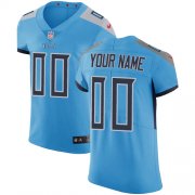 Wholesale Cheap Nike Tennessee Titans Customized Light Blue Team Color Stitched Vapor Untouchable Elite Men's NFL Jersey