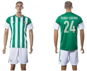 Wholesale Cheap Real Betis #24 Ruben Castro Home Soccer Club Jersey