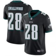 Wholesale Cheap Nike Eagles #28 Wendell Smallwood Black Alternate Men's Stitched NFL Vapor Untouchable Limited Jersey