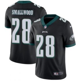 Wholesale Cheap Nike Eagles #28 Wendell Smallwood Black Alternate Men\'s Stitched NFL Vapor Untouchable Limited Jersey