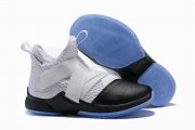 Wholesale Cheap Nike Lebron James Soldier 12 Shoes White Black