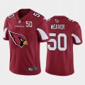 Wholesale Cheap Arizona Cardinals #50 Evan Weaver Red Men's Nike Big Team Logo Player Vapor Limited NFL Jersey