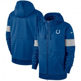 Wholesale Cheap Indianapolis Colts Nike Sideline Performance Full-Zip Hoodie Royal