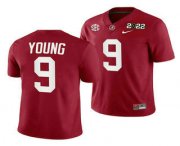 Wholesale Cheap Men's Alabama Crimson Tide #9 Bryce Young 2022 Patch Red College Football Stitched Jersey