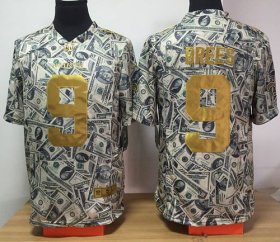 Wholesale Cheap Nike Saints #9 Drew Brees Dollar Fashion Men\'s Stitched NFL Elite Jersey