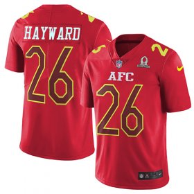 Wholesale Cheap Nike Chargers #26 Casey Hayward Red Men\'s Stitched NFL Limited AFC 2017 Pro Bowl Jersey