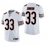 Wholesale Cheap Men's Chicago Bears #33 Jaylon Johnson White Vapor Limited Throwback 2020 NFL Draft Jersey