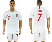 Wholesale Cheap Portugal #7 Figo Away Soccer Country Jersey