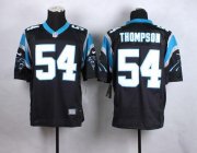 Wholesale Cheap Nike Panthers #54 Shaq Thompson Black Team Color Men's Stitched NFL Elite Jersey