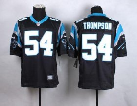 Wholesale Cheap Nike Panthers #54 Shaq Thompson Black Team Color Men\'s Stitched NFL Elite Jersey