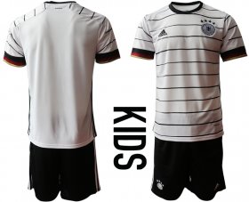 Wholesale Cheap Youth 2021 European Cup Germany home white Soccer Jersey