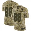 Wholesale Cheap Nike Dolphins #98 Raekwon Davis Camo Youth Stitched NFL Limited 2018 Salute To Service Jersey