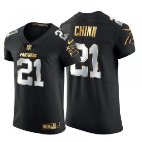 Wholesale Cheap Carolina Panthers #21 Jeremy Chinn Men\'s Nike Black Edition Vapor Untouchable Elite NFL Jersey