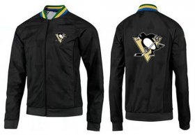 Wholesale Cheap NHL Pittsburgh Penguins Zip Jackets Black-4
