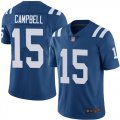 Wholesale Cheap Nike Colts #15 Parris Campbell Royal Blue Team Color Men's Stitched NFL Vapor Untouchable Limited Jersey