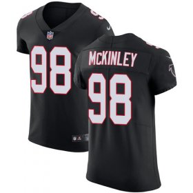 Wholesale Cheap Nike Falcons #98 Takkarist McKinley Black Alternate Men\'s Stitched NFL Vapor Untouchable Elite Jersey