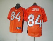 Wholesale Cheap Broncos #84 Brandon Lloyd Orange Stitched NFL Jersey