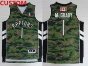 Cheap Men's Toronto Raptors Custom Revolution 30 Swingman Camo Short-Sleeved Jersey