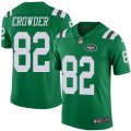 Wholesale Cheap Nike Jets #82 Jamison Crowder Green Men's Stitched NFL Elite Rush Jersey