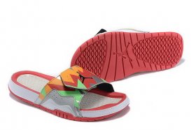 Wholesale Cheap Women\'s Jordan Hydro 7 Shoes Orange/green-red-white