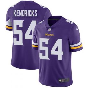 Wholesale Cheap Nike Vikings #54 Eric Kendricks Purple Team Color Men\'s Stitched NFL Vapor Untouchable Limited Jersey