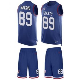 Wholesale Cheap Nike Giants #89 Mark Bavaro Royal Blue Team Color Men\'s Stitched NFL Limited Tank Top Suit Jersey