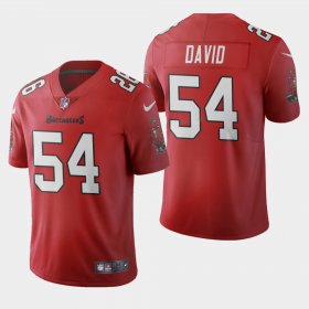Wholesale Cheap Tampa Bay Buccaneers #54 Lavonte David Red Men\'s Nike 2020 Vapor Limited NFL Jersey
