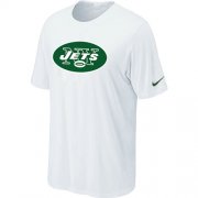 Wholesale Cheap Nike New York Jets Sideline Legend Authentic Logo Dri-FIT NFL T-Shirt White