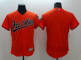 Wholesale Cheap Orioles Blank Orange Flexbase Authentic Collection Stitched MLB Jersey