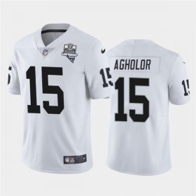 Wholesale Cheap Nike Las Vegas Raiders 15 Nelson Agholor White 2020 Inaugural Season Vapor Untouchable Limited Jersey