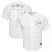 Wholesale Cheap Chicago Cubs Majestic 2019 Players' Weekend Cool Base Roster Custom Jersey White