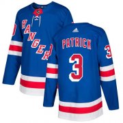 Wholesale Cheap Adidas Rangers #3 James Patrick Royal Blue Home Authentic Stitched NHL Jersey