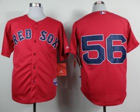 Wholesale Cheap Red Sox #56 Joe Kelly Red Cool Base Stitched MLB Jersey