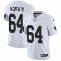 Wholesale Cheap Men's Las Vegas Raiders #64 Richie Incognito Limited White Vapor Untouchable Jersey