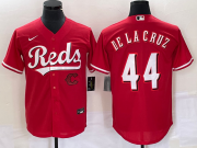 Wholesale Cheap Men's Cincinnati Reds #44 Elly De La Cruz Red Cool Base Stitched Baseball Jersey