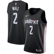Wholesale Cheap Nike NBA Washington Wizards #2 John Wall Jersey 2018-19 New Season City Edition Jersey