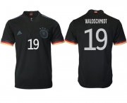 Wholesale Cheap Men 2020-2021 European Cup Germany away aaa version black 19 Adidas Soccer Jersey