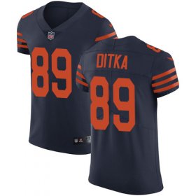 Wholesale Cheap Nike Bears #89 Mike Ditka Navy Blue Alternate Men\'s Stitched NFL Vapor Untouchable Elite Jersey