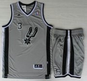 Wholesale Cheap San Antonio Spurs #3 Marco Belinelli Grey Revolution 30 Swingman NBA Jersey Short Suits