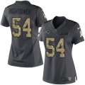 Wholesale Cheap Nike Patriots #54 Dont'a Hightower Black Women's Stitched NFL Limited 2016 Salute to Service Jersey